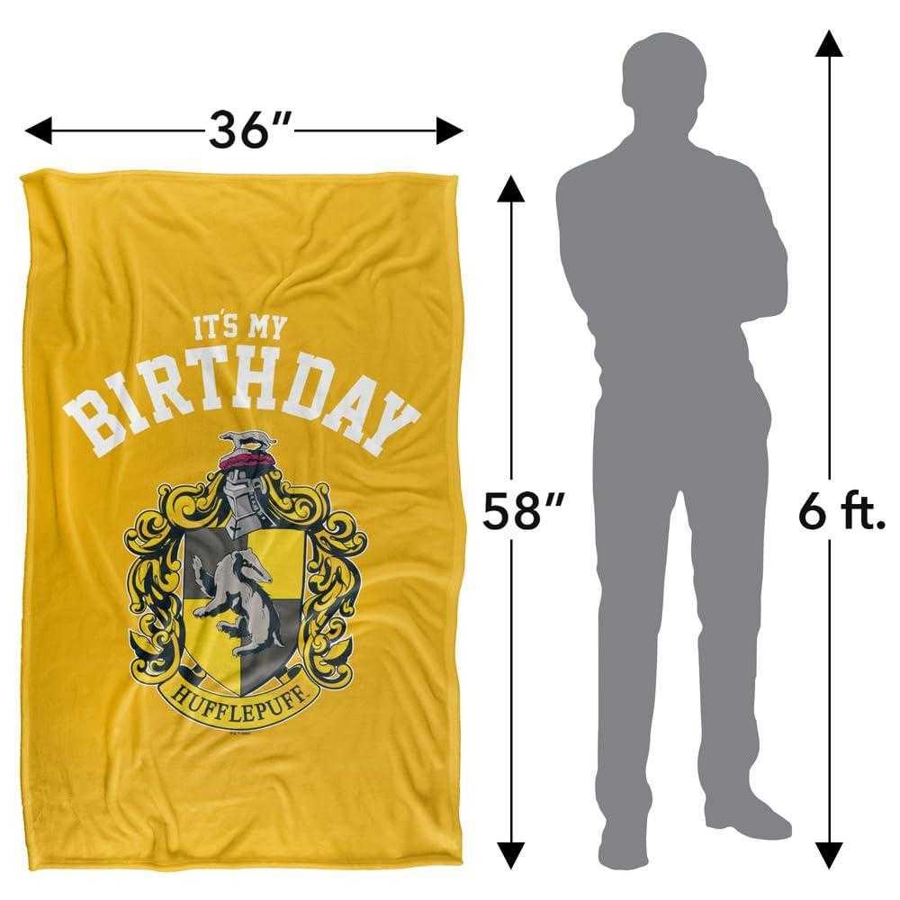 Harry Potter It´s My Birthday Hufflepuff Blanket