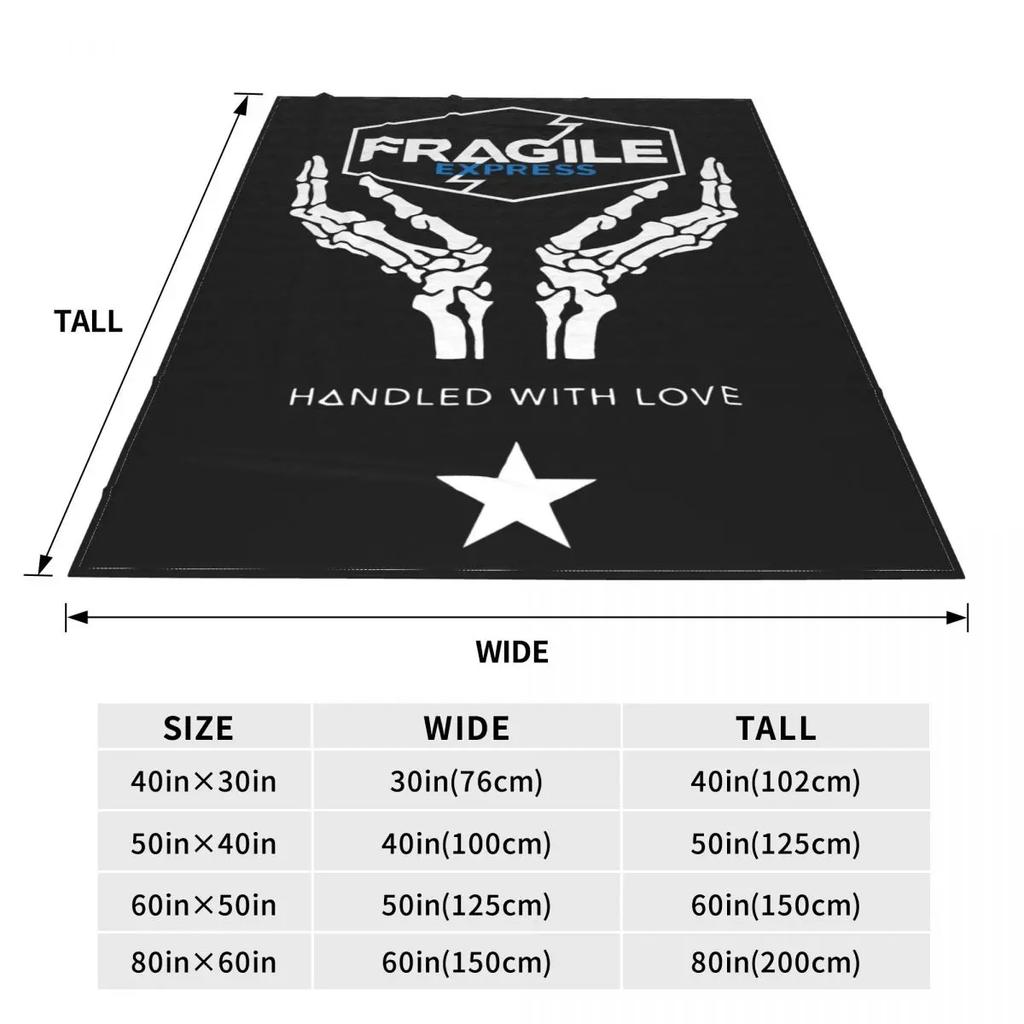 Death Stranding Fragile Express Fleece Throw Blanket Kojima Productions Blanket for Bedding Outdoor Lightweight Bedroom Quilt
