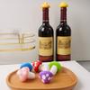 Silicone Wine Bottle Stoppers Mushroom-Shaped Bottle Wine Cork Freshness Preserver Leak-Proof Kitchen Gadget