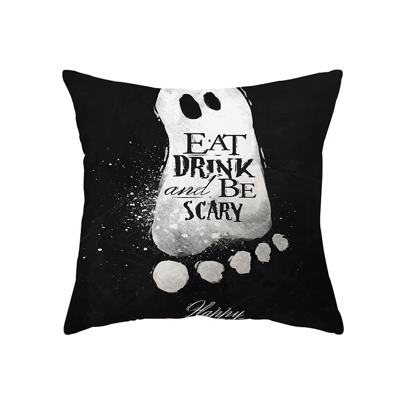 Наволочка с тыквой алфавитом, тема Хэллоуина, наволочка для дивана, стула, кровати, домашний декор