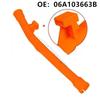 Leak Proof Engine Dipstick Adapter For Vehicles High Temperature Resistant ABS 06A103663B Oil Dipstick Boot 594E