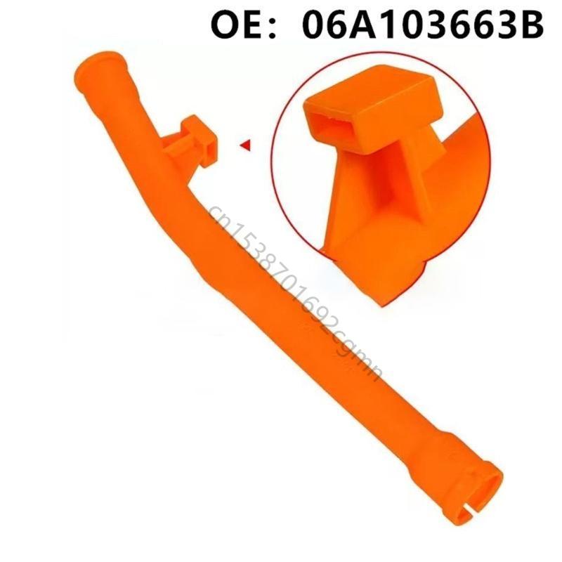 Leak Proof Engine Dipstick Adapter For Vehicles High Temperature Resistant ABS 06A103663B Oil Dipstick Boot 594E