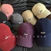 YAOLI American retro Saint embroidered baseball cap children outdoor sunshade big head circumference showing face small peaked cap men