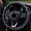 Universal Elastic Car Steering Wheel Cover Ethnic Style Car Accessories 37-38cm Auto Decoration Steering Wheel