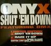 12-дюймовая пластинка ONYX Shut Em Down DEF2131 JMJ Def Jam Mu 1998 US Rap HipHopRB Б/у