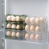 Kitchen Home Egg Rack Holder Storage Box Egg Basket Container Organizer Refrigerator Egg Dispenser Multi-layer Food Containers