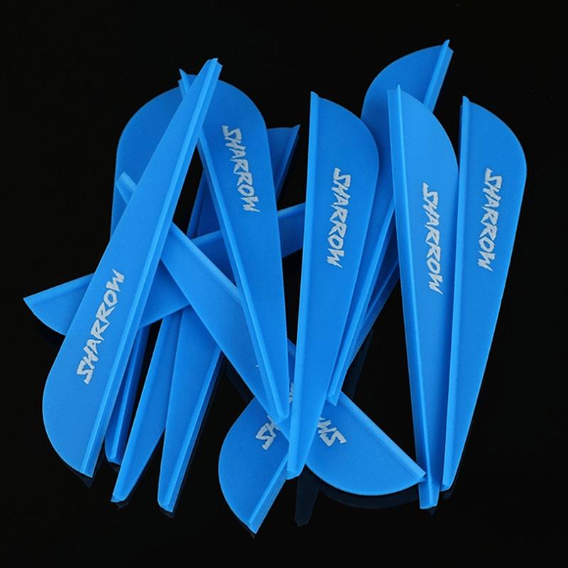 50 шт. 3 дюйма Перья для стрел для стрельбы из лука, резиновые лопасти для оперения для алюминиевых, стекловолоконных, карбоновых древков стрел, аксессуары