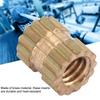 100pcs Precision Threaded Inserts Female Thread Knurled Nuts  For Plastic Materials