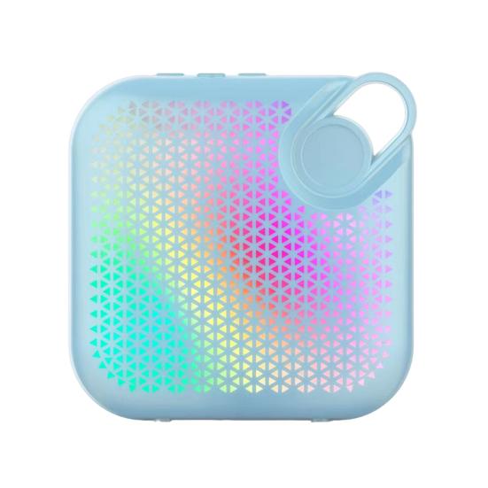 Bluetooth-совместимый динамик с разноцветной подсветкой, низкой задержкой, широкой зоной звукового эффекта, перезаряжаемый динамик, музыкальный проигрыватель