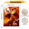 Disney Lion King Oil Art Painting Kit Home Wall Decor Handmade Gift for Simba Lovers Elegant Modern Canvas Craft Wall Art Design Art