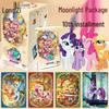 Карточная игра My Little Pony: Серия 11 «Яркая Луна», Пачка 9, Полная Коробка, Карты SC, Альбом для карт Mary Ten 8
