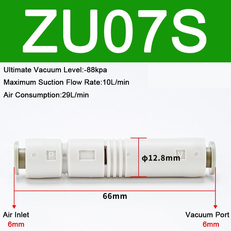 Vacuum Generator ZU05S/ZU05L/ZU07S/ZU07L-A/01/04/06 Negative Pressure Generator