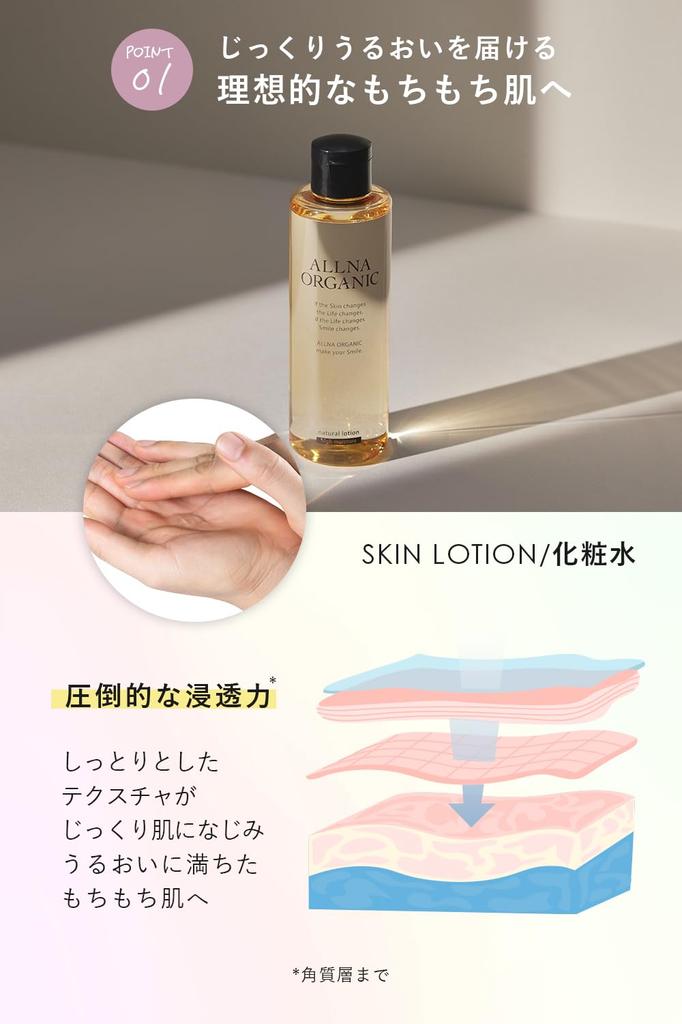 Orna Organic and Serum Skin Care Set CICA Lotion, Emulsion, (200ml/150ml/47ml) 3-Piece (Moisturizing)