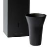 Wired Beans Glass Tumbler 240 Lightly Blown Tumbler Glass 360ml Amazon Exclusive (Wired Beans) (Black Matte)