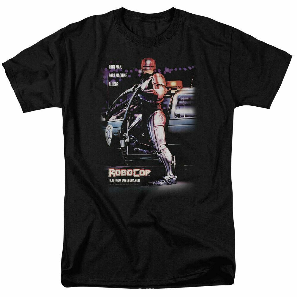 26 Robocop Poster T Shirt Mens Licensed Police Movie Tee Black Unisex T-Shirt