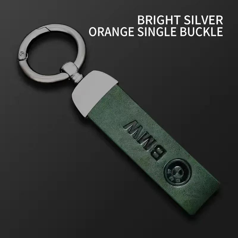 Creative Vintage Car Key Chain Leather Key Ring For BMW M F10 F30 E46 E90 E60 G30 F20 X5 E70 E39 E36 E87 X7 E92 E91 E28 X3 X1 X2 cwbn50 ulcz3