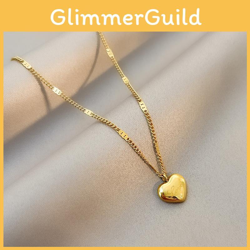 Минималистичное ожерелье-подвеска с буквой из титановой стали с золотым покрытием для повседневной носки и подарков