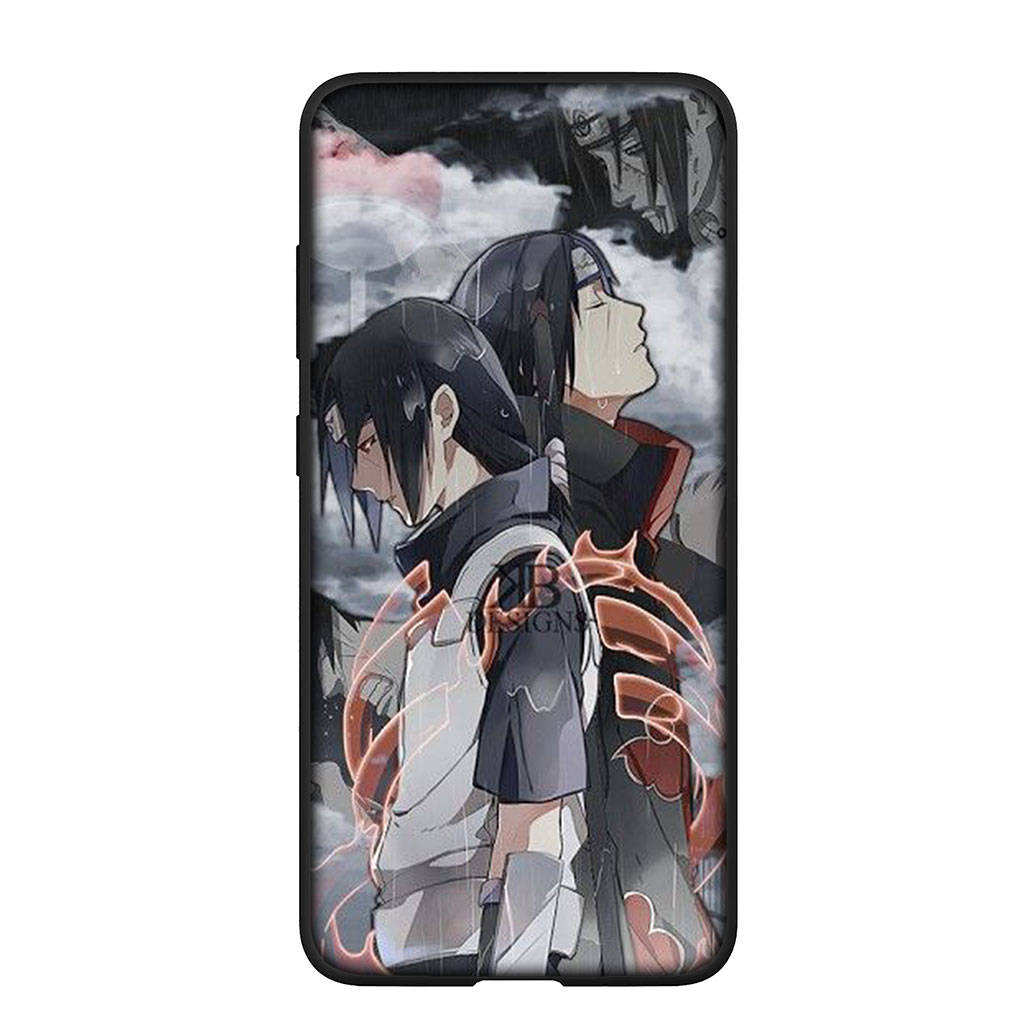 Чехол для телефона Samsung Galaxy S24 S23 iPhone 15 14 Xiaomi Redmi Note 13 12 11 8 10 9 Pro Max X XR OPPO A15 Huawei Comics Itachi Uchiha Sasuke Naruto