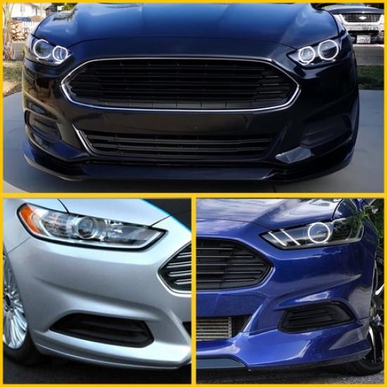 2X Крышка противотуманной фары со стороны водителя и пассажира для Ford Fusion 2013-2016 годов, черная LH+RH