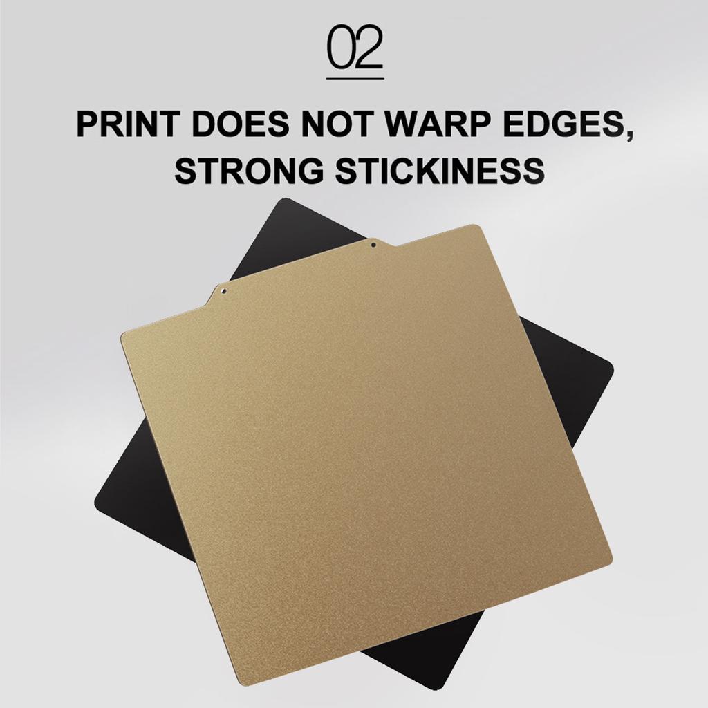 310x310 мм Двухсторонняя поверхность PEI Съемная гибкая пружинная стальная опорная плита и магнитная