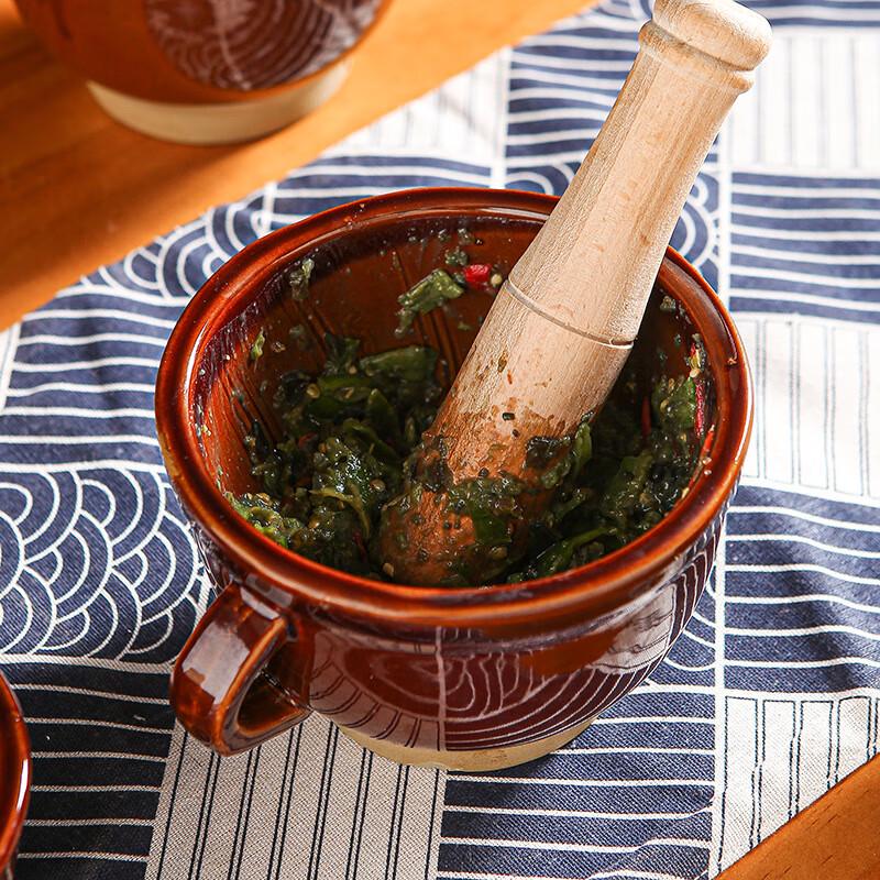 Керамическая ступка и пестик