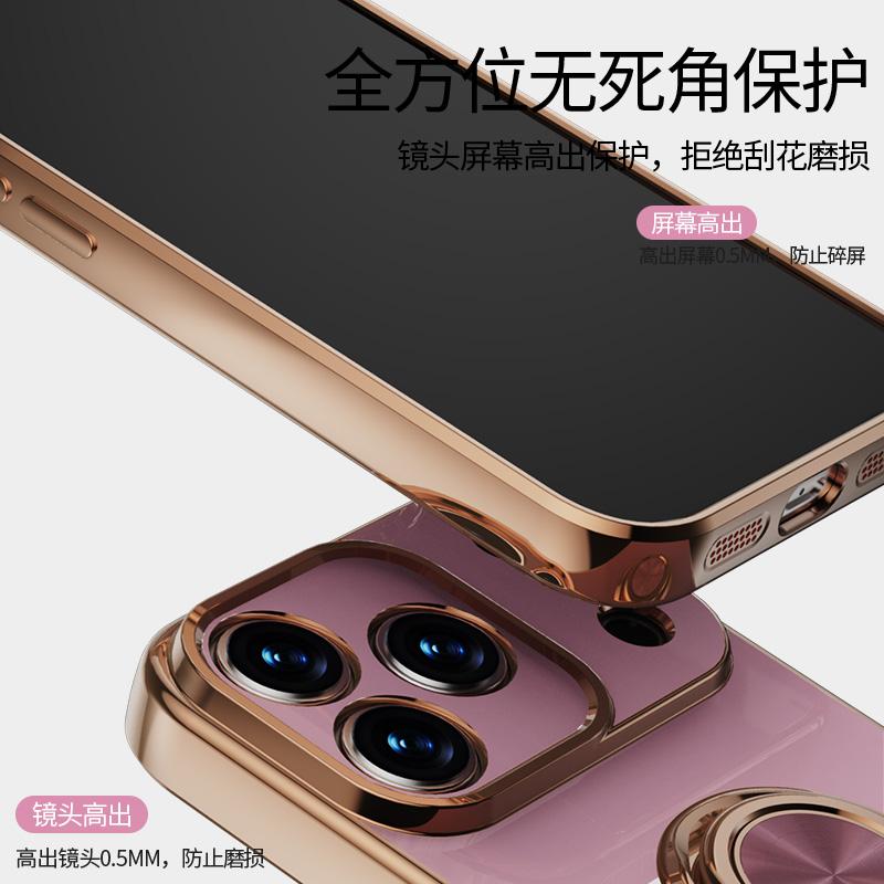 Электролитическое покрытие Чехол-подставка Астронавт Для iphone 17 Pro Max Покрытие Силикон Ударопрочная Защитная Крышка Для iphone 17 Air