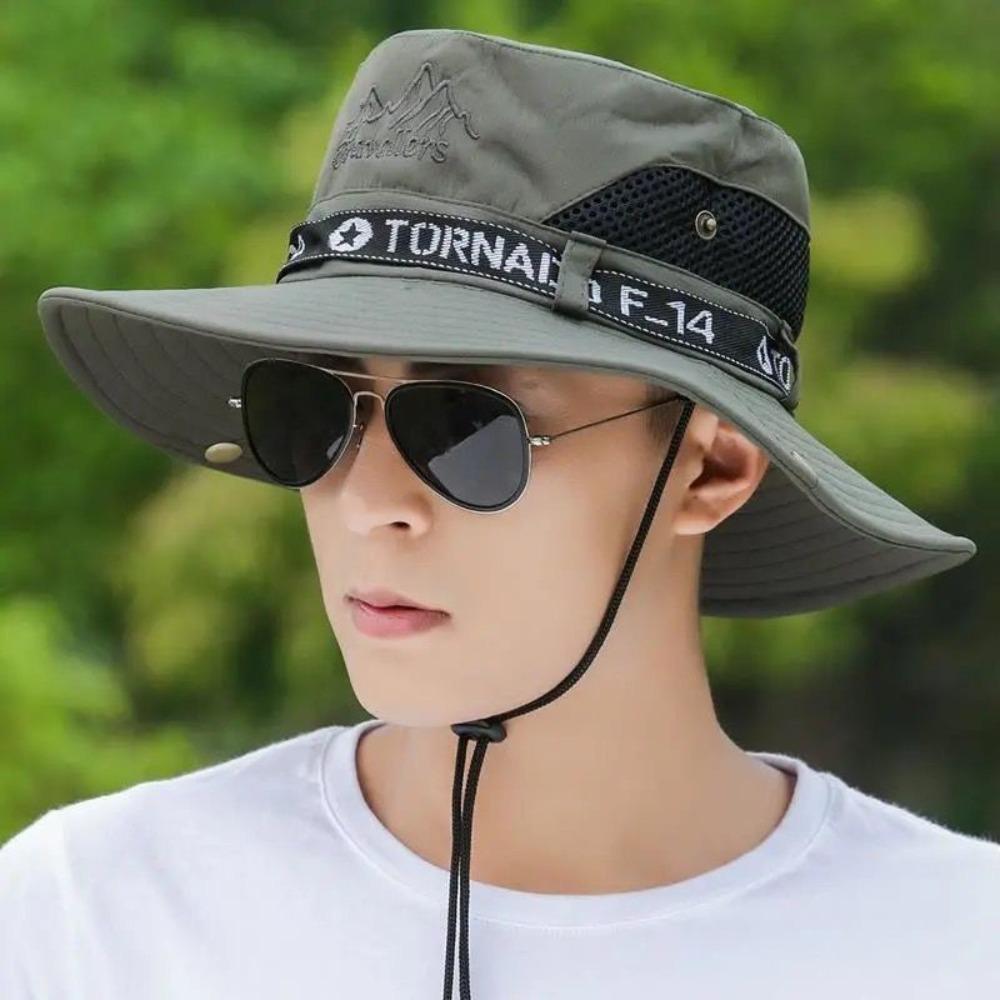 UV Protection Fisherman Hat Quick-drying Panama Cap Fashion Bucket Hat  Fishing Camping