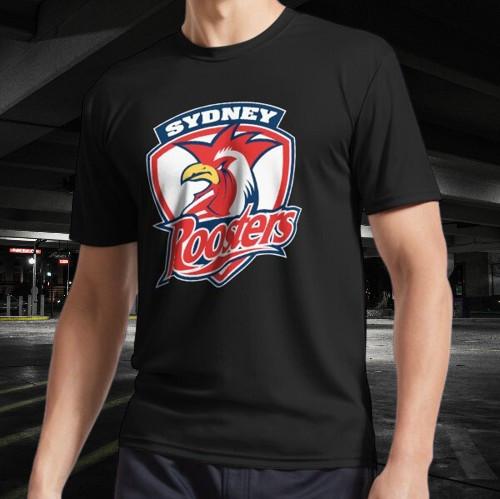 roosters Active T-Shirt Logo T-Shirt Funny Size American Unisex T- Shirt