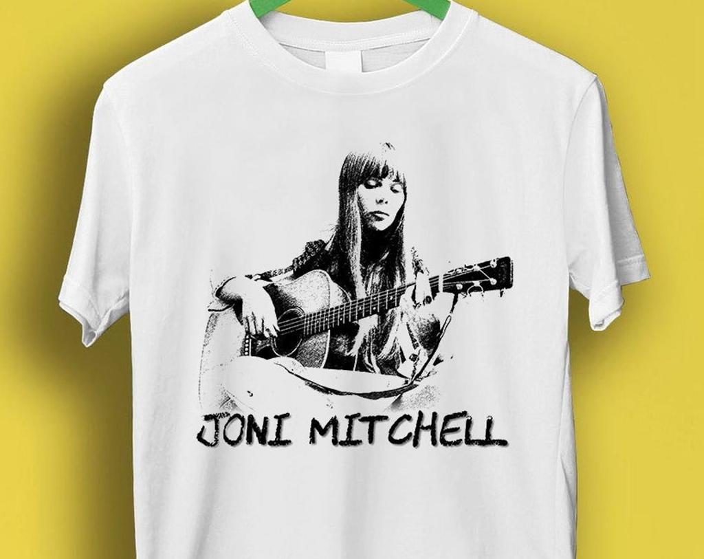 Joni Mitchell Rock Canyon Folk 70s Meme Gift Funny Tee Style Unisex Gamer Cult Movie Music T Shirt P1761