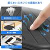 BESSTER [Improved Wide Type - Cushioned] Desk Armrest, Armrest Cushion, Armrest, Wrist Rest, 90° Foldable, Desk Extension, No Drilling Required, Easy