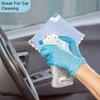 Aki ra ki. Kitchen cloth wiping cleaning absorbent quick-drying stain removal lucky cat pattern Japanese style blue blue.