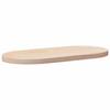VidaXL Table Top 80x40x2.5 Cm Solid Pine Wood Oval 824350