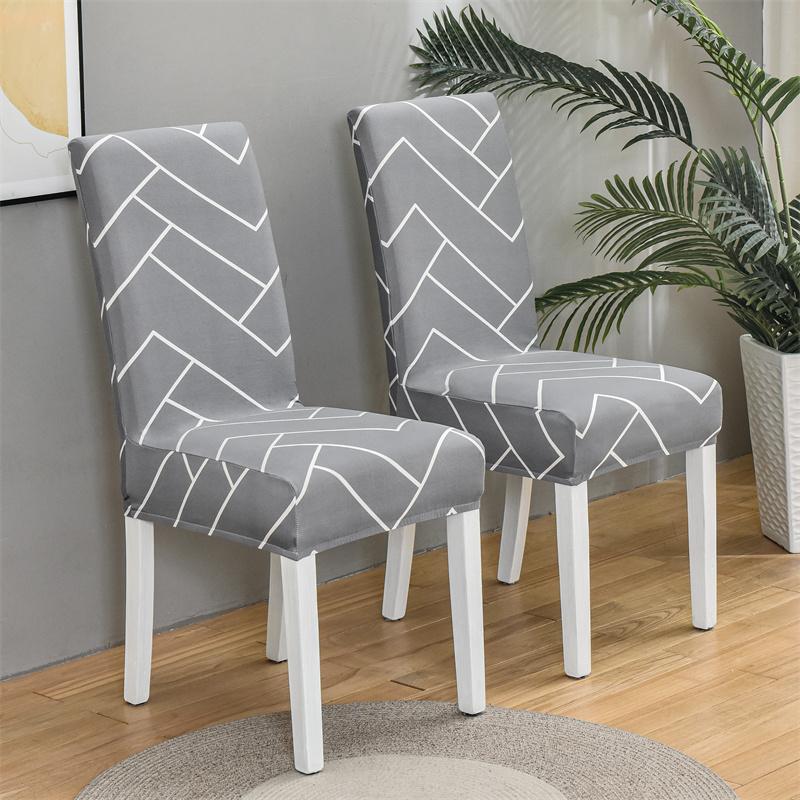 Набор чехлов на стулья из 1/2/4/6 шт., Чехлы-накидки на стулья Парсон для столовой, Съемный чехол для кухонного стула для Эл и Церемонии