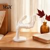Resin Skeleton Hand Decor Jewelry Stand, Gothic Style Ring And Necklace Creepy Room Holder, 3D Printed Plastic Display Organizer for Living