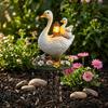 Acrylic Duck Yard Sign Lantern Pattern Ground Stake New Goose Garden Stake  Animal Yard Decor