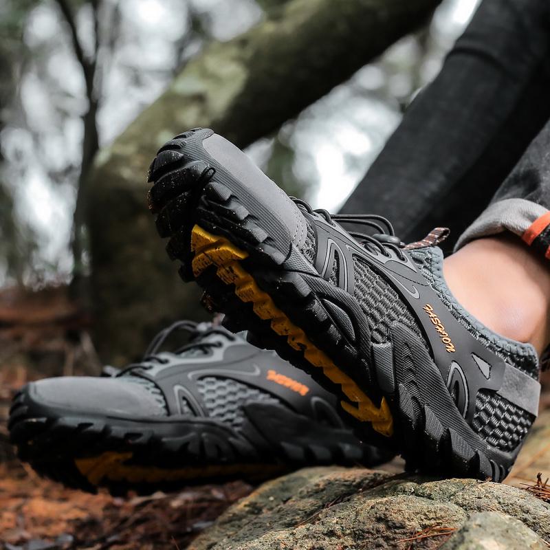 Профессиональная акваобувь мужская нескользящая обувь для воды для треккинга, обувь для ходьбы вверх по течению, быстросохнущие пляжные легкие кроссовки для водных видов спорта