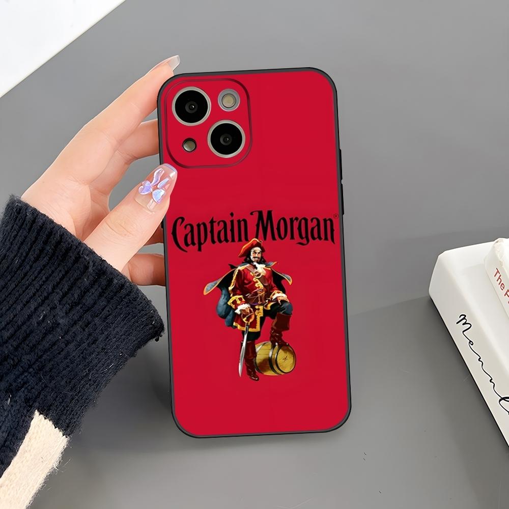 Роскошный чехол для телефона C_Captain Morgan с ромом Для iPhone 17 Air 15 Pro Max 14 Pro 16 Plus 12 13 11 Xr X Xs 8 7 Plus Задняя крышка