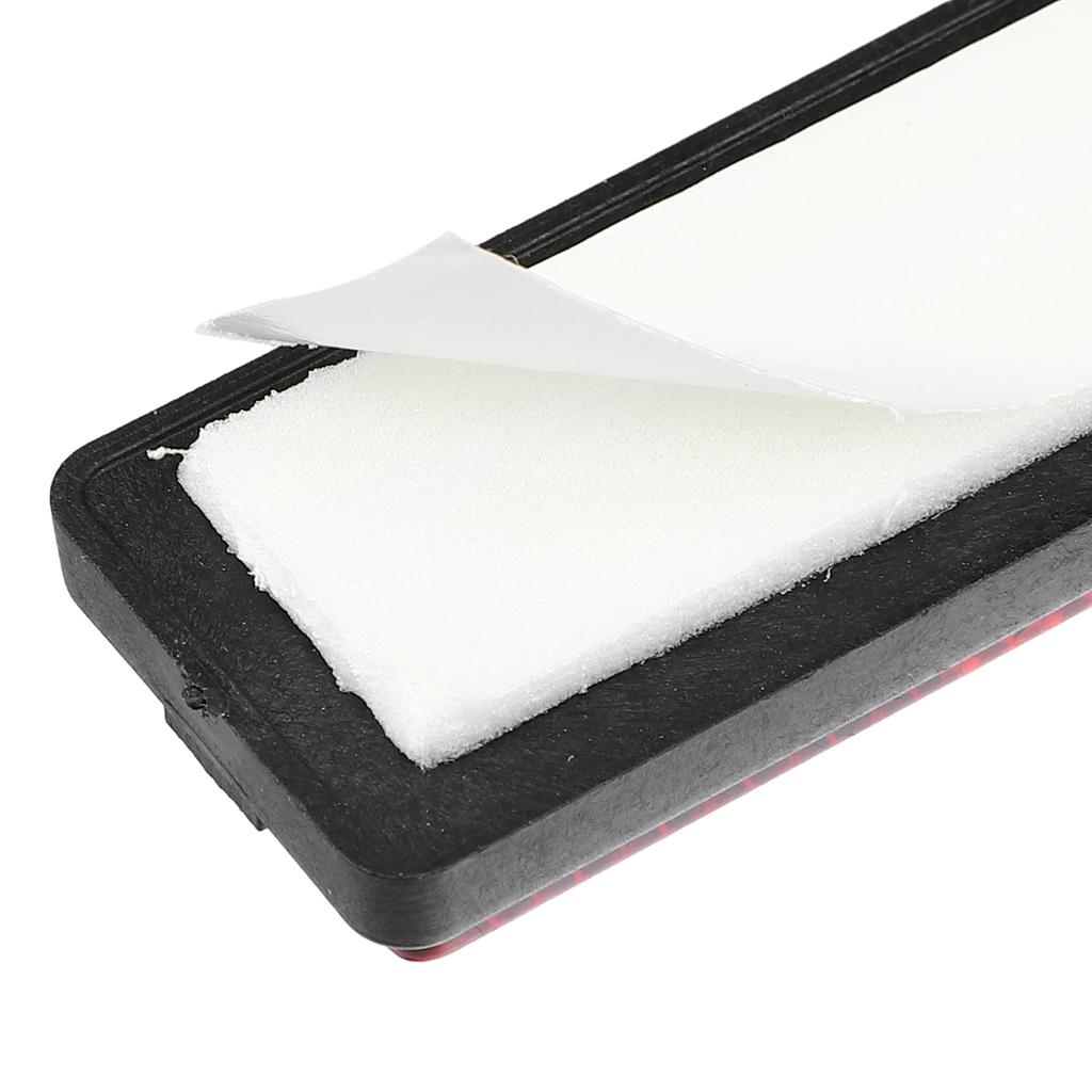 uxcell 2pcs Front Lower Fork Reflector Sticker Rear Saddlebag Side Visibility Reflector Stripe Kit Universal Red