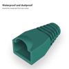 100 шт. разноцветных CAT5E CAT6 RJ45 Ethernet сетевых кабелей защитные чехлы для кабельных разъемов крышки вилки