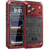Для iPhone 17 ProMax 17Pro Air Чехол IP68 Водонепроницаемый Прочный Металлический Чехол со Встроенной Защитной Пленкой для Экрана Военный Ударопрочный