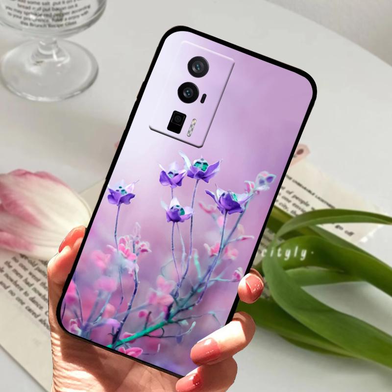 Для Xiaomi Poco F5 5G / F5Pro Чехол Силиконовый Ударопрочный Мягкий ТПУ Чехол для Телефона для POCO F5 Pro Capas Funda на PocoF5 Роскошный Coque