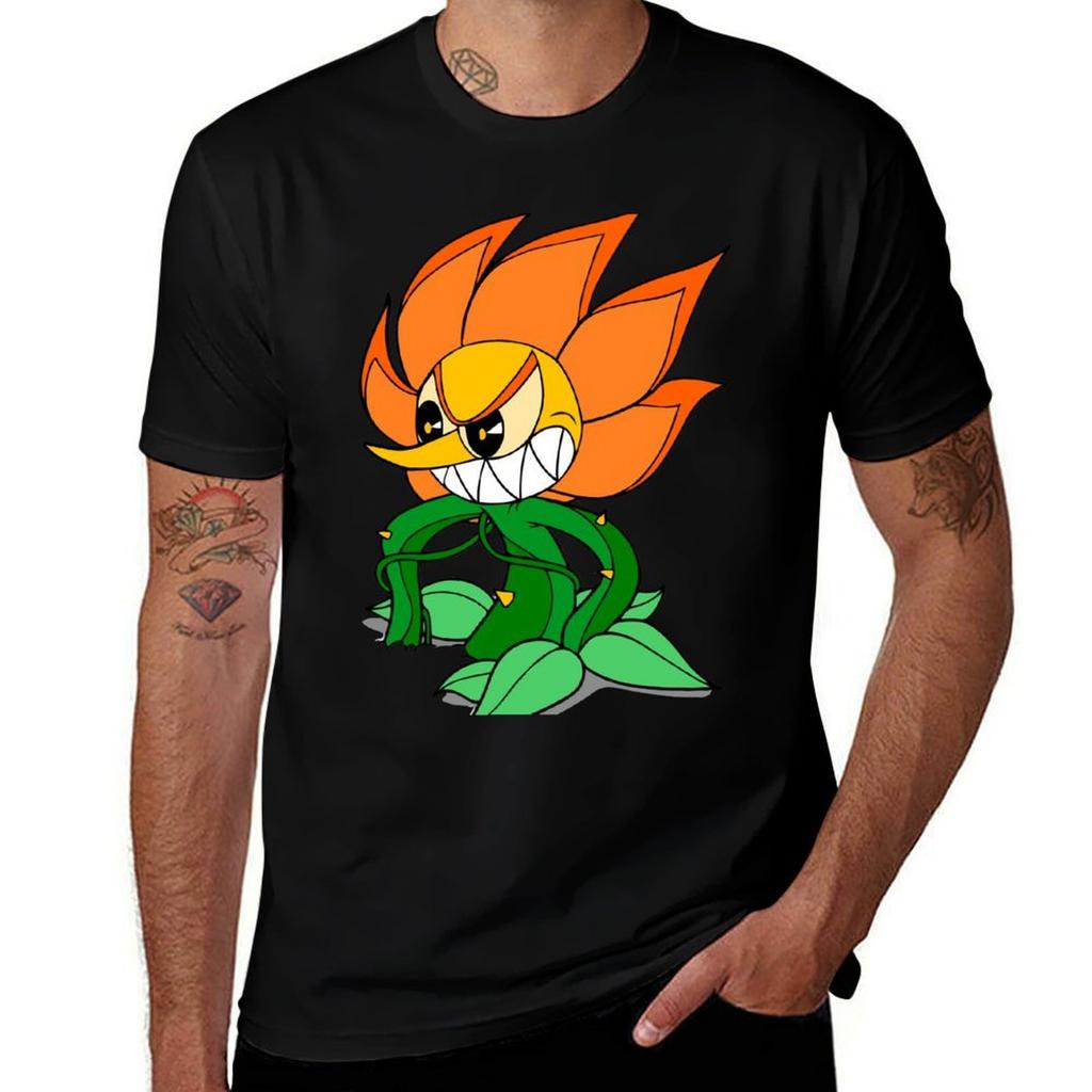 Carnation Carnation Evil Cagney TShirt Big Size Simple TShirt