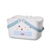 Plastic bathroom storage basket Portable bath basket Drain washing basket Toilet large capacity dormitory with high value