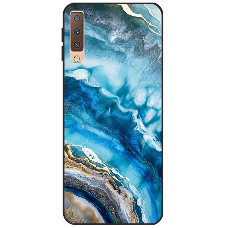 Чехлы для Samsung Galaxy A7 2018, силиконовый цветной чехол для телефона, чехол для Samsung A7 2018 A750 A750F, защитный корпус 6,0 дюймов