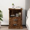 VidaXL Bedside Table Smoked Oak 43x36x60 Cm 816338