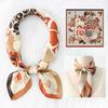 Women'S New Fashionable Atmosphere Simulation Silk Scarf Neck Protection Scarf Spring Summer Autumn Square Scarf