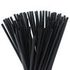 Straws Party Supplies 100pcs Black Bubble Tea Drinking