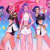 Новое платье для девочек K-POP Идол Принцесса Милый Бант Принцесса А-силуэта Летний Повседневный Сарафан для Детей Вечеринка День Рождения для Маленьких Девочек 3-10 Лет