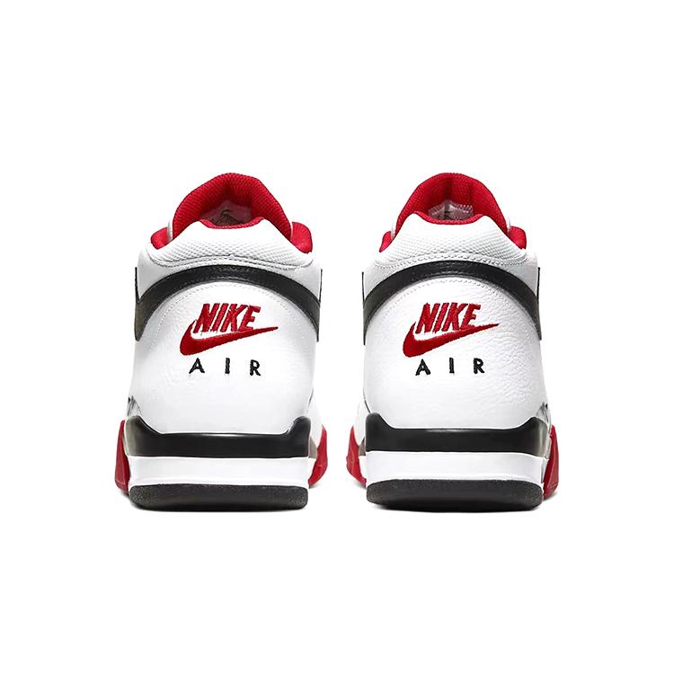 Nike Flight Legacy Амортизация Нескользящая Износостойкая Средняя высота Винтажные Баскетбольные Кроссовки Унисекс Красный Белый BQ4212-100(Команда56-)