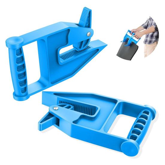 2 шт. Сверхпрочные захваты для ковриков Конюшни Амуничник Сарай Прицеп Гимнастический коврик для пола Инструмент для перемещения Эргономичные экономящие труд Ручки для вытягивания ковриков